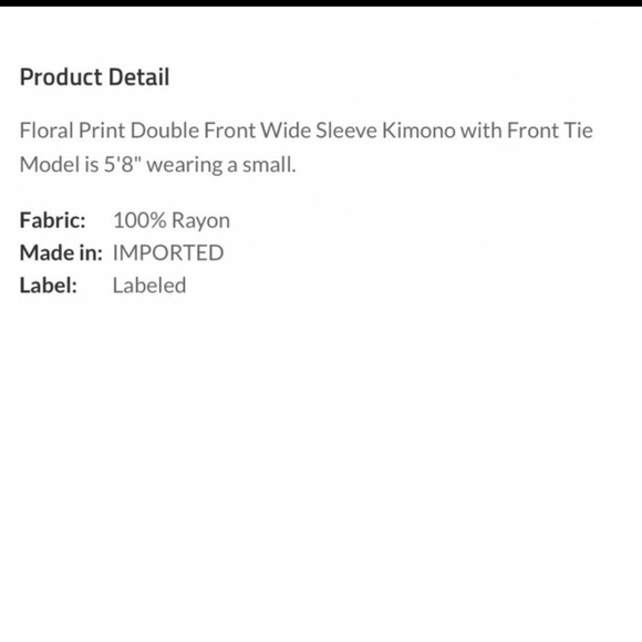 🔥$5🔥FLORAL KIMONO - Picture 6 of 6